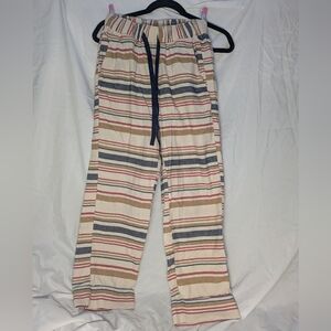 Pendleton Women’s XXS Stripe Lounge Sleep Pajama Pants drawstring Cotton